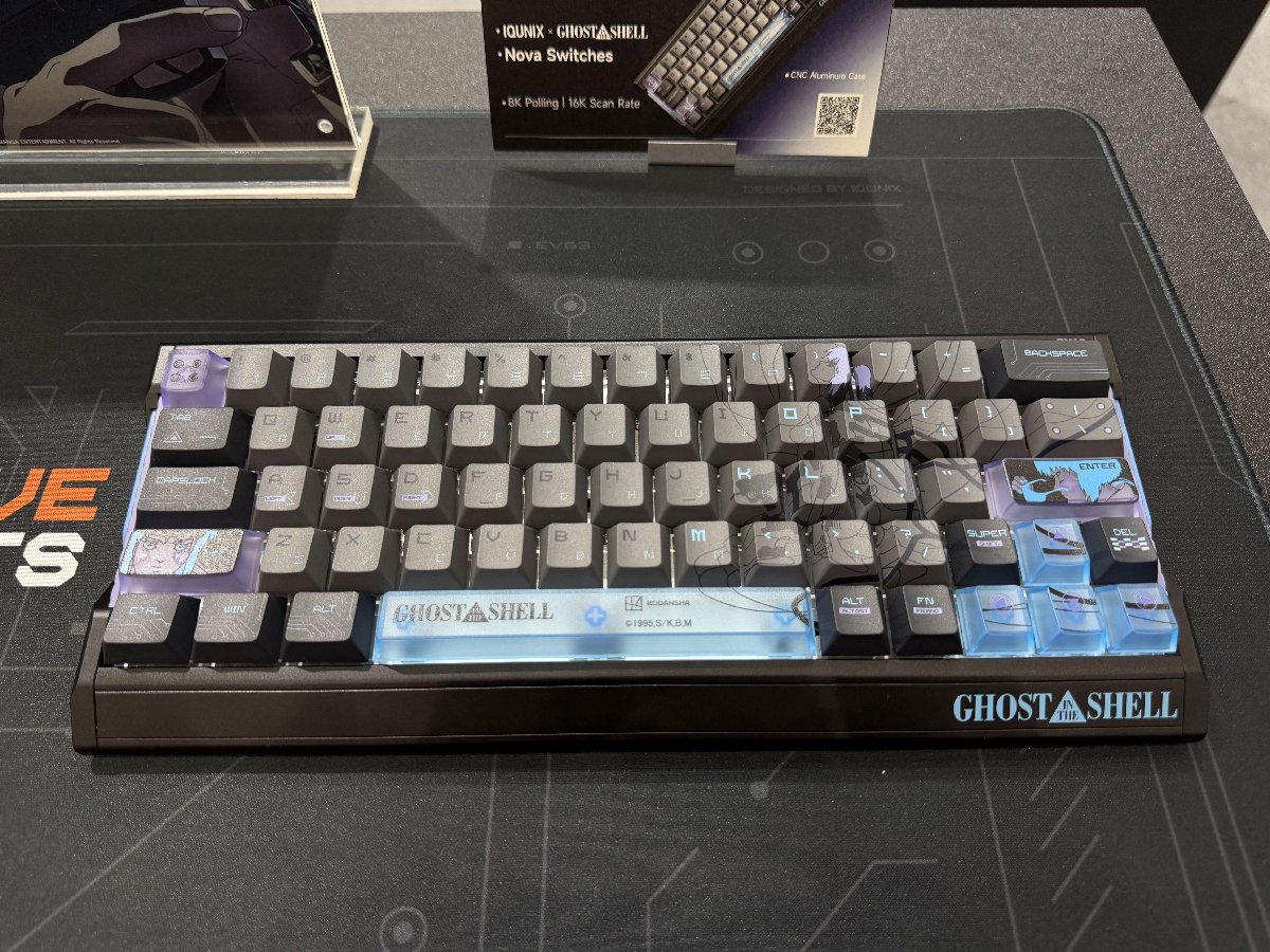 new Ghost in the Shell keyboard from IQUNIX