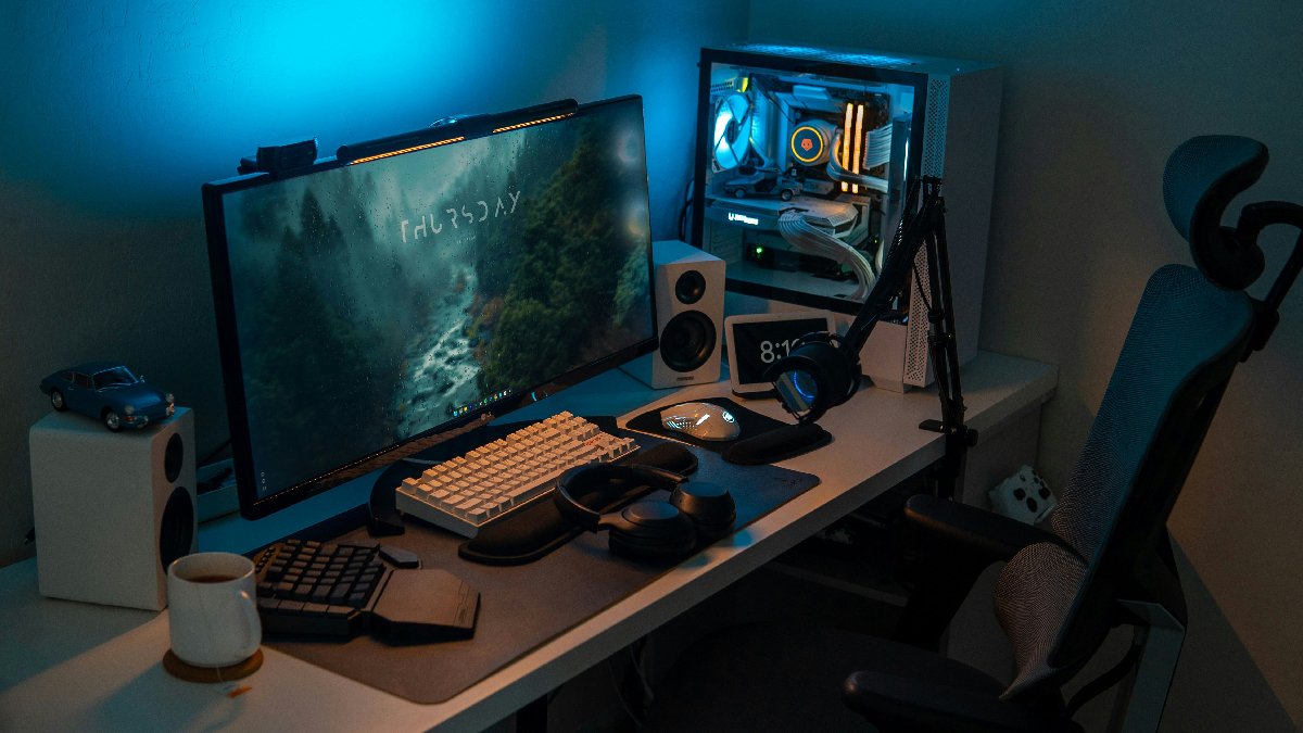 gaming setup using NVIDIA Reflex