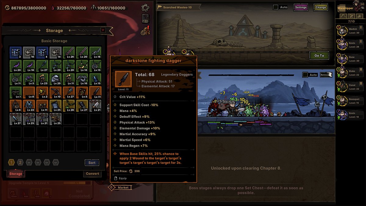 Path of Idle tips